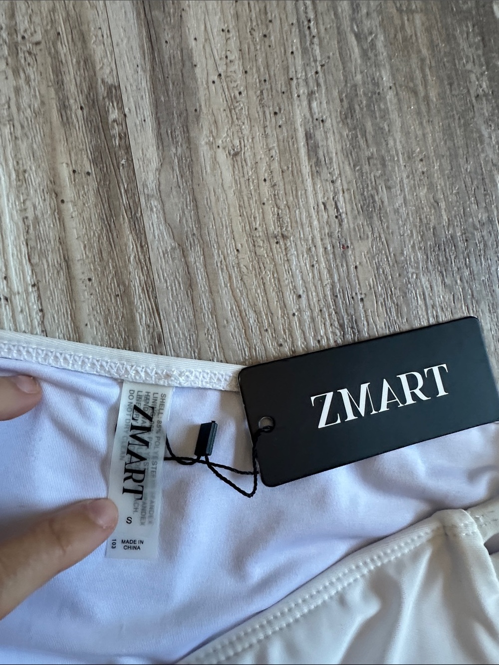 White Strappy Bikini Bottoms - Picture 3 of 3